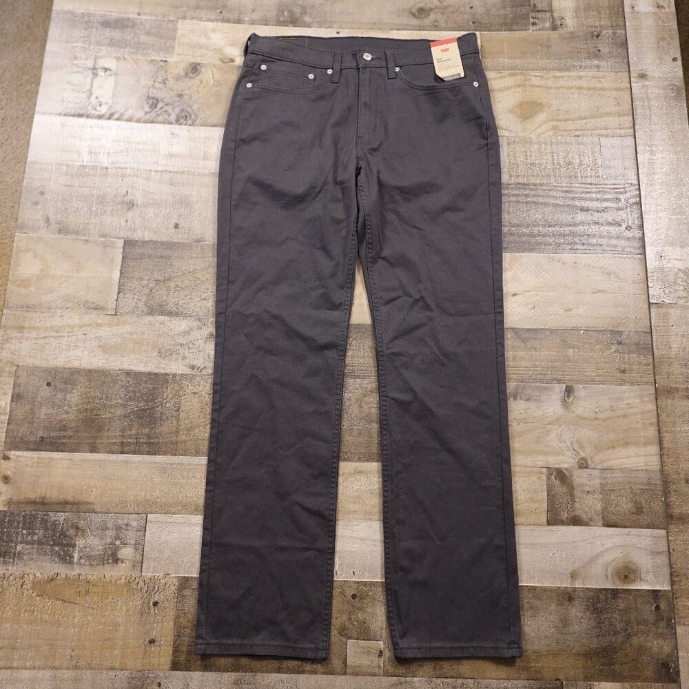 Levi’s 514 Straight Fit Stretch‎ Jeans Men’s 34x34 Gray Casual Denim